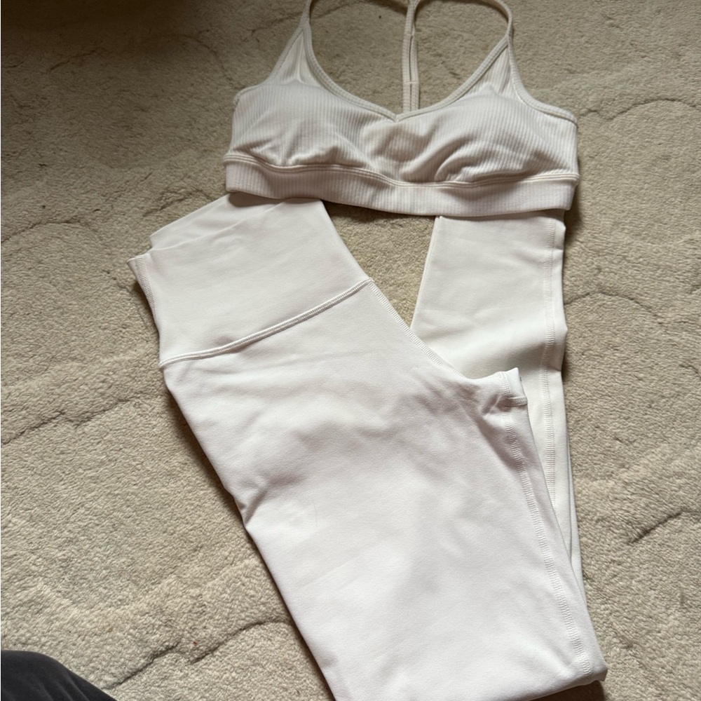White ALO Leggings Only L